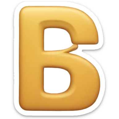 letter I and e sticker