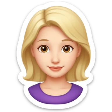 une belle personne a partir du buste tourné de 3/4
 sticker