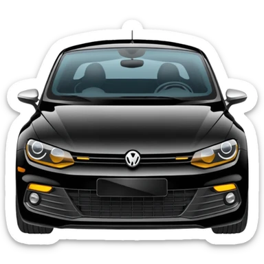 Scirocco black sticker