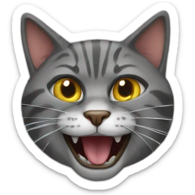Madness cat sticker