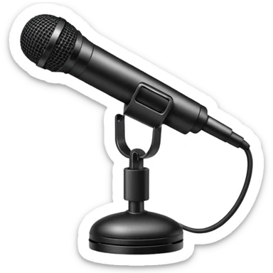 Streaming Microphone sticker