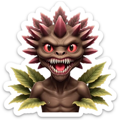Demorgorgon de stanger things sticker