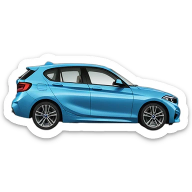 bmw 220i 2022 blue sticker
