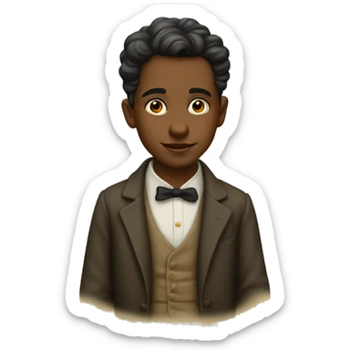 a young writer of the early 20th century sticker