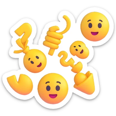 3 winners in 1st, 2nd & 3rd place emoji show the order numbered with 2, 1, 3 sticker