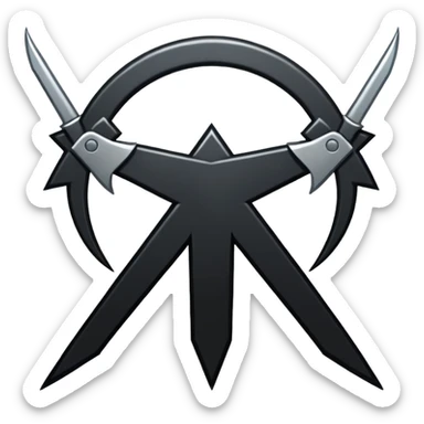 metallica logo sticker