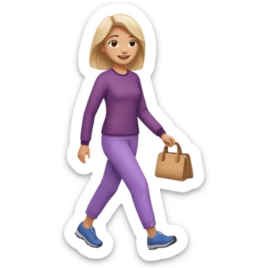 ANDANDO MUJER sticker