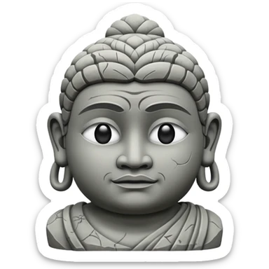 QWK bali statue sticker