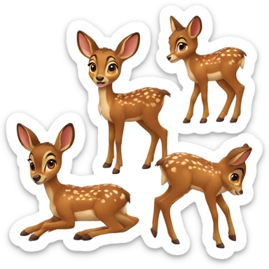 bambi sticker