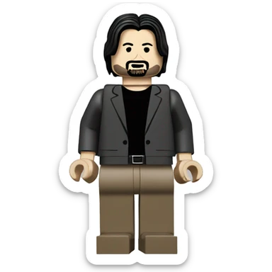 KEANU REEVES lego full body sticker
