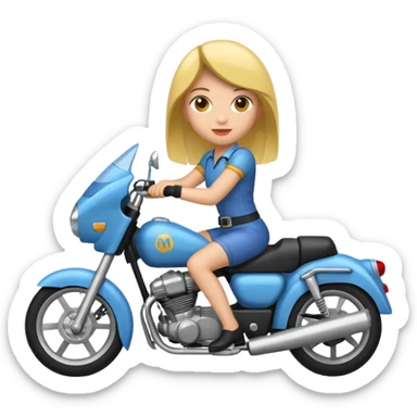 Grab moto women sticker