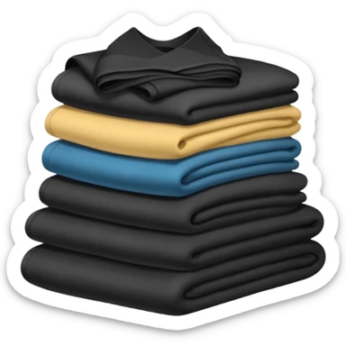 roupa dobrada meia calça sticker