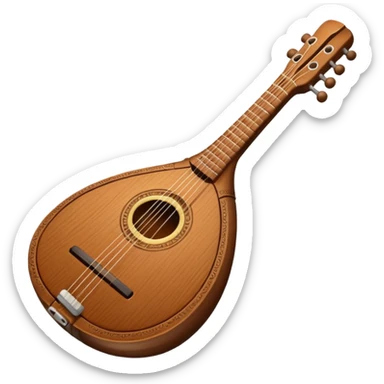 güiro instrumento realista  sticker