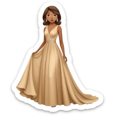 woman gala night actor sticker