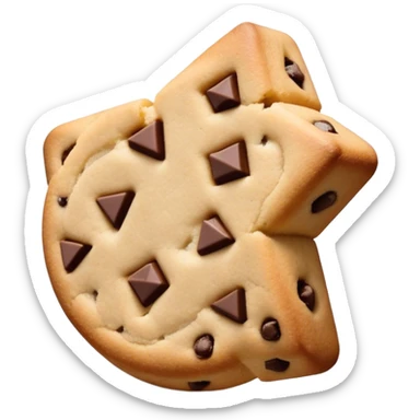 Cookie dreidel sticker