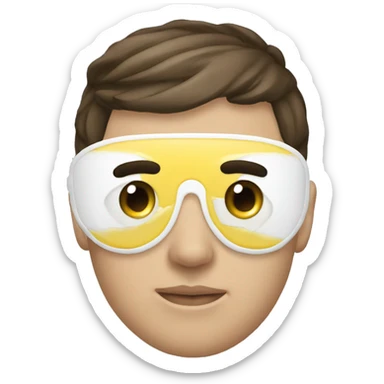 eye sleep mask sticker