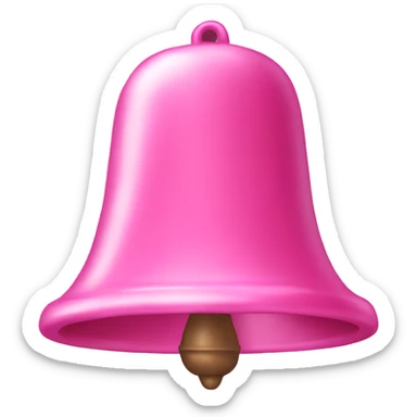 Pink bell  sticker