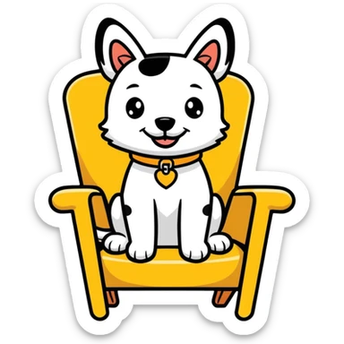 this is fine meme character sticker