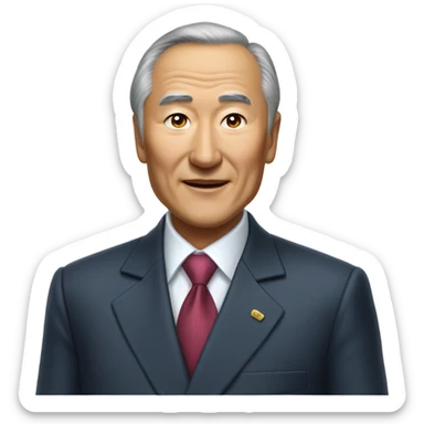 Nūrsūltan Nazarbaev President of Kazakhstan sticker