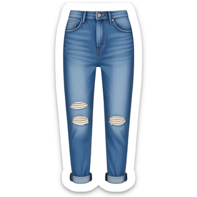 baggy zara jeans sticker