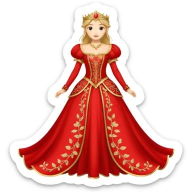 Fairy Tale Costume including red sticker