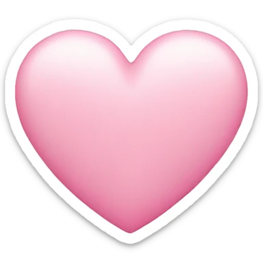 Pink heart pastel sticker