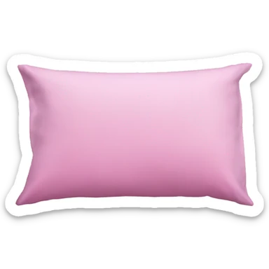 Pink pillow case sticker