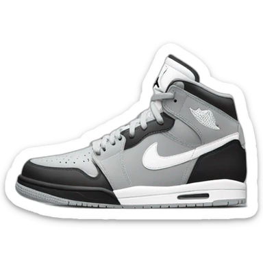 grey white black nike air Jordan shoes sticker