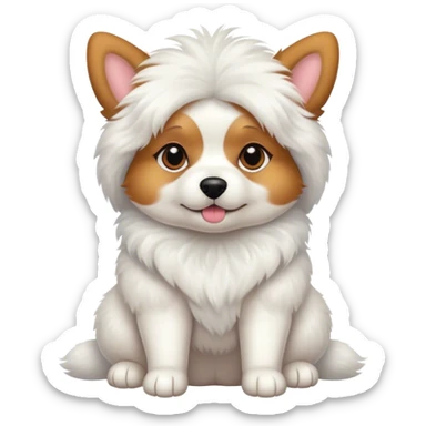 Coquette dog sticker