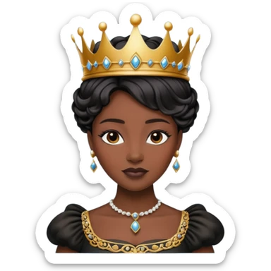 black queen sticker
