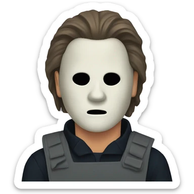 michael myers sticker