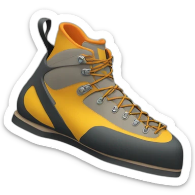 Climbing shoes for bouldering sticker