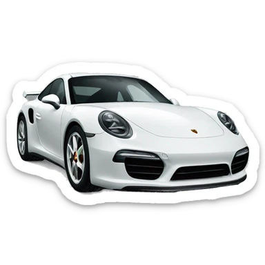 Porsche logo sticker