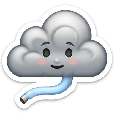 smoke from exhaust sticker