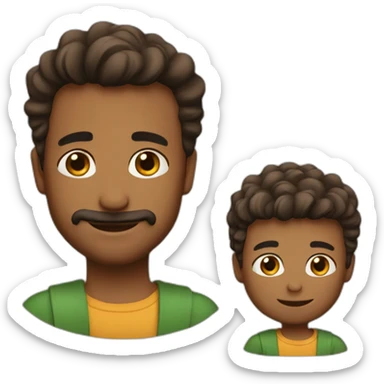 italian-mon-dad-son sticker
