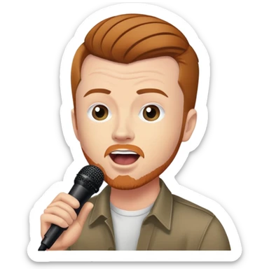 Matty Mullins sings  sticker