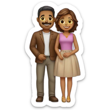 Parejas sticker
