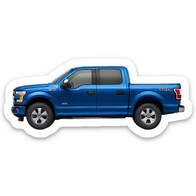 Deep blue f150 sticker