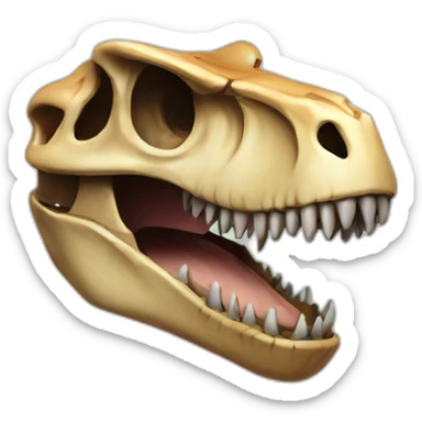 trex-skull sticker