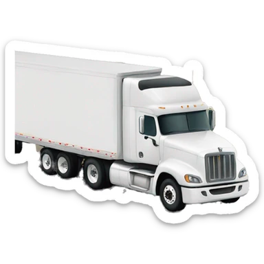 Semi truck with “PGS” letters on the side sticker