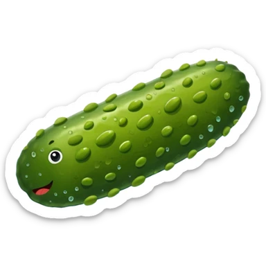 Pickle w swimming pool sticker