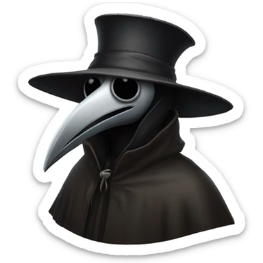 plague doctor sticker