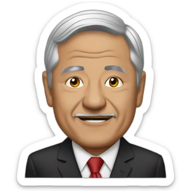 López obrador  sticker