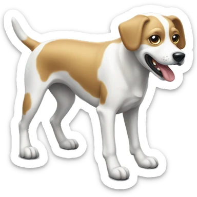 @dog dog dog dog play robotic sticker