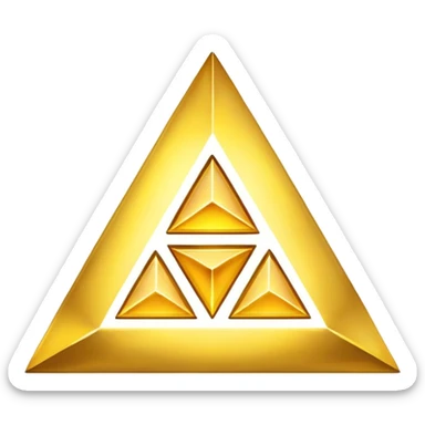 The Triforce from Zelda  sticker