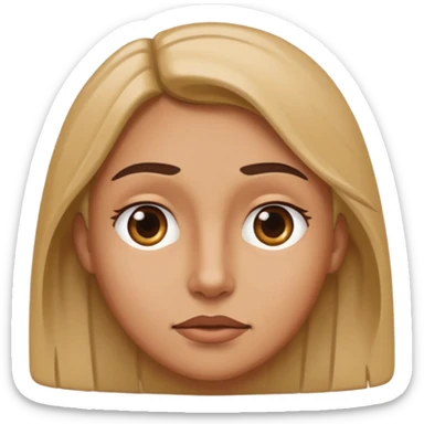 judgemental side eye, expressive face, 3/4 face view, ios emoji style sticker