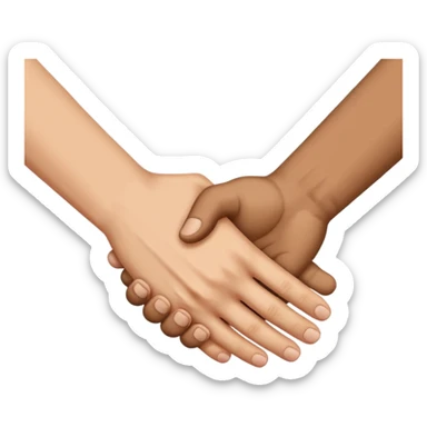 make me a retro style sticker handshake realistic  sticker