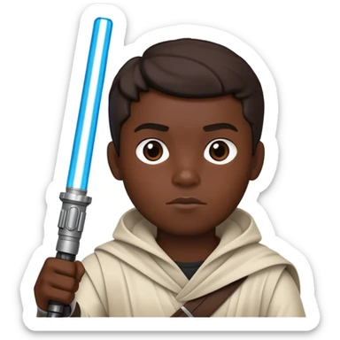 Finn With A Lightsaber  sticker