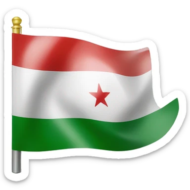 Grüne syrische flagge sticker