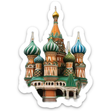saint basil’s cathedral sticker